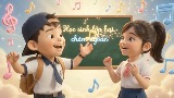 Video mở đầu Âm nhạc 2 Tiết 9: Học bài hát Học sinh lớp Hai chăm ngoan (AI)