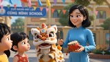 Video mở đầu Âm nhạc 3 Tiết 1: Học bài hát Múa lân (AI)
