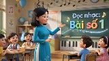 Video mở đầu Âm nhạc 3 Tiết 2: Ôn bài hát Múa lân - Đọc nhạc Bài số 1 (AI)