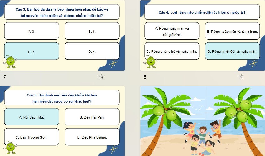 Game khởi động Lịch sử Địa lí 5 Bài 2