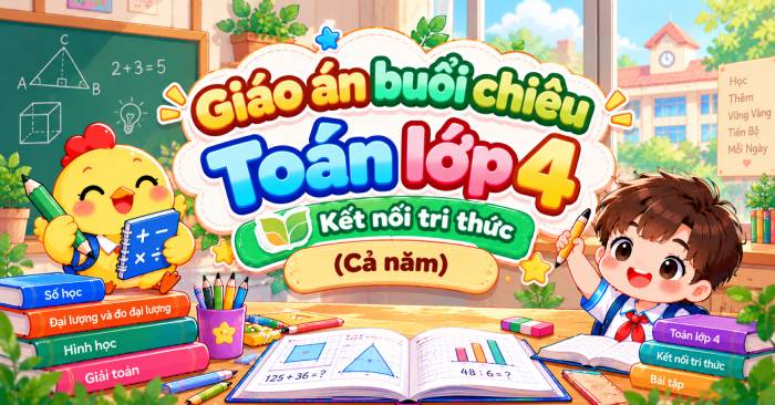 Giáo án buổi 2 môn Toán lớp 4