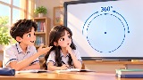 Video mở đầu Toán 9 Bài 15: Độ dài của cung tròn. Diện tích hình quạt tròn và hình vành khuyên (AI)