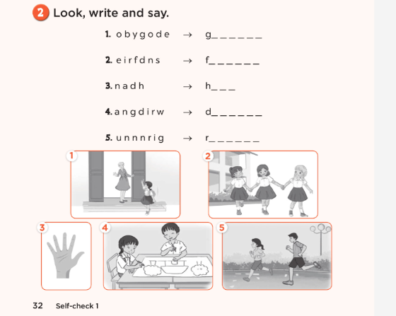 SBT Tiếng Anh 3 Global Success Fun time trang 32 minh họa 2