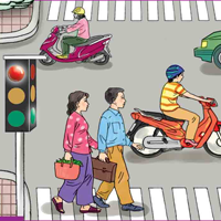 Giáo án văn hóa giao thông lớp 1: Bài 9